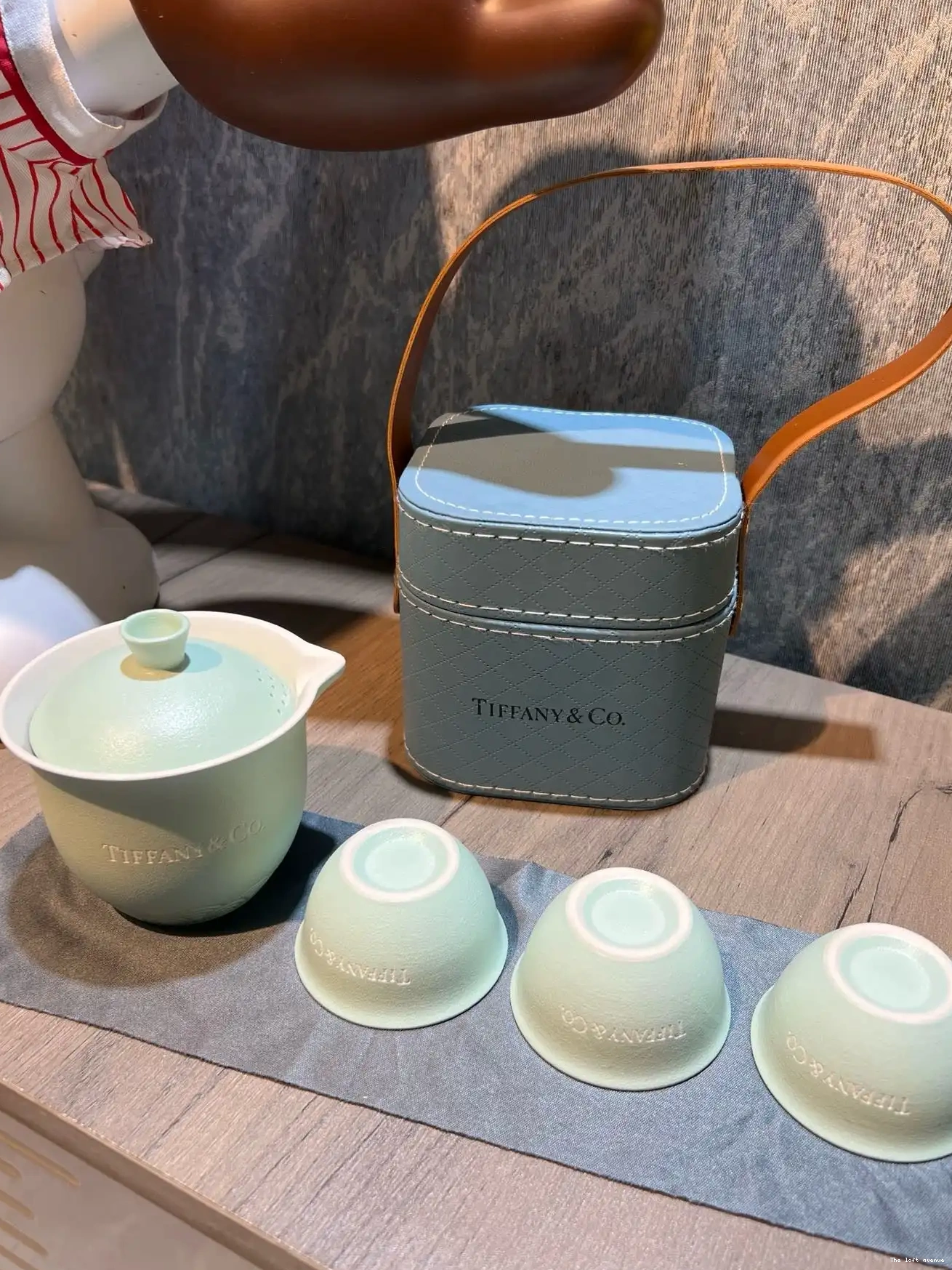 SET TIFFANY TEA CUP 0614